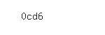 Captcha: 0cd6